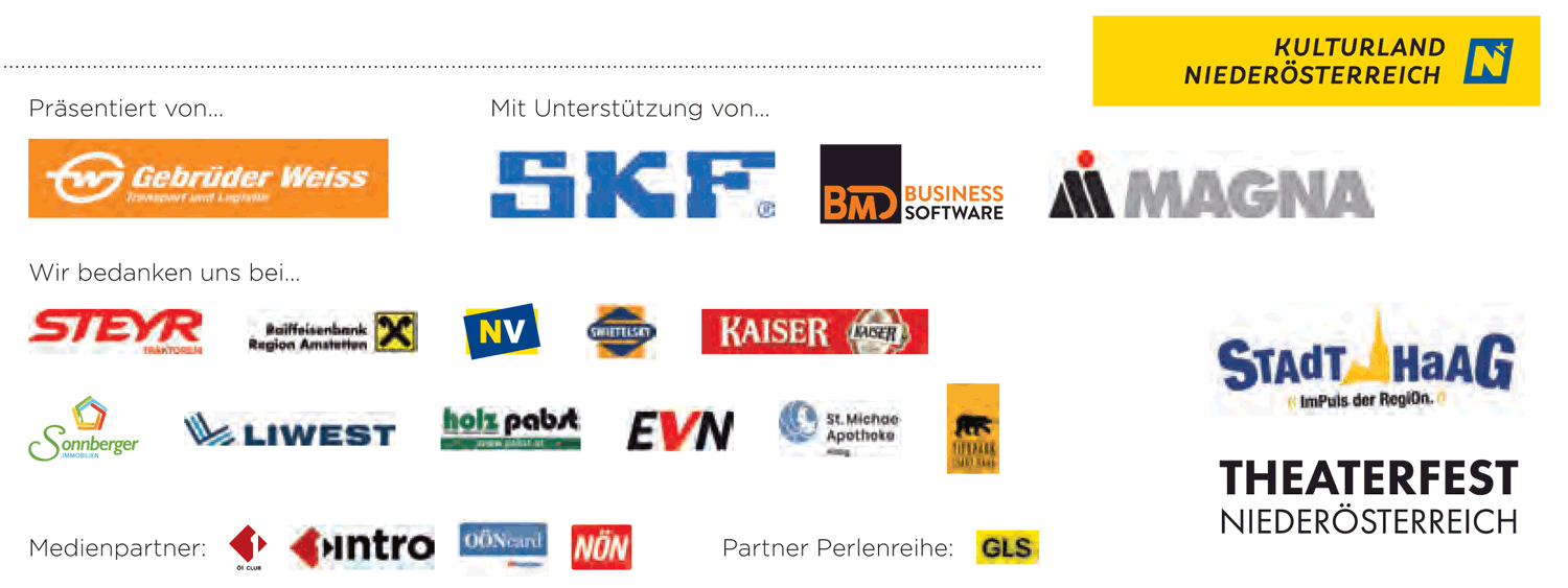 Partner und Sponsoren des Haager Theatersommers 2026